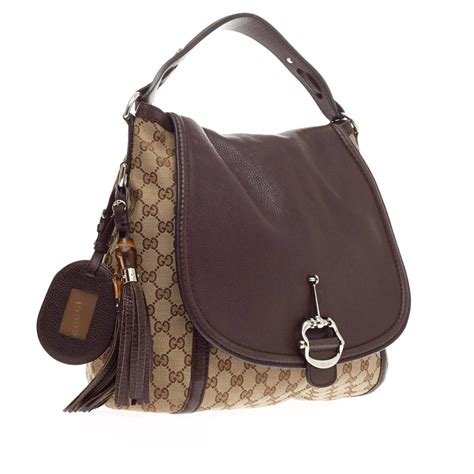 gucci techno horsebit large hobo|Gucci signature large hobo bag.